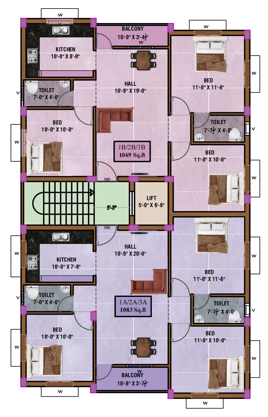 Floor Plan — Perfect Prakruthi