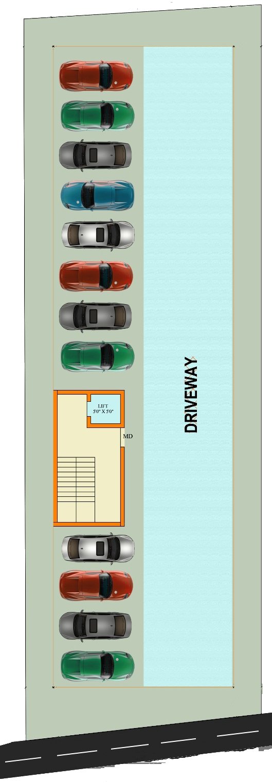 Stilt / Parking Plan — Perfect Precise